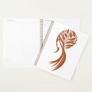 Elegant Nature-Inspired Feminine Art Design Planner