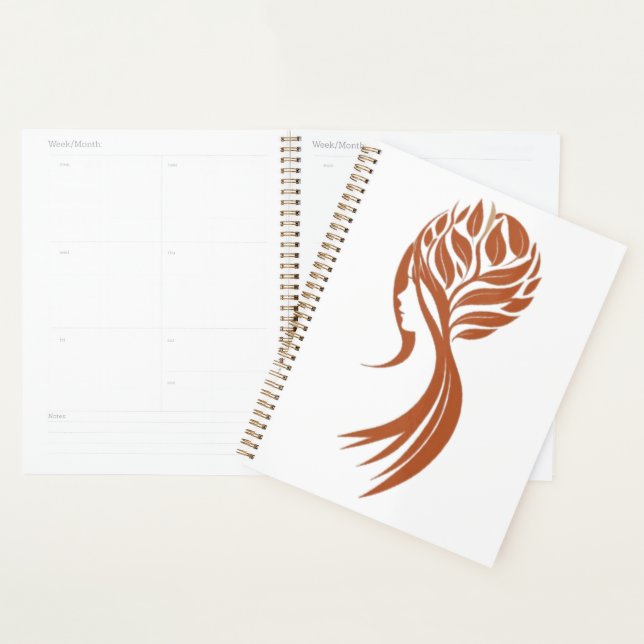 Elegant Nature-Inspired Feminine Art Design Planner (Display)