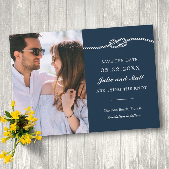 Elegant Nautical Knot Save the Date (Creator Uploaded)