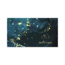 Elegant Navy and Gold Marble Style Design