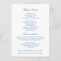 Elegant Navy Blue Hotel and Weekend Events