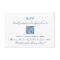 Elegant Navy Blue Online RSVP QR Code