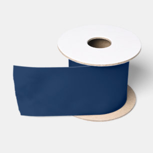 Elegant navy blue plain solid colour simple classi satin ribbon