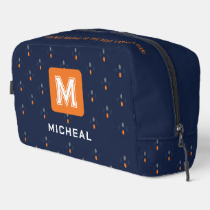 Elegant Navy Blue Toiletry bag for Men/Father