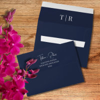 Elegant Navy Blue Wedding