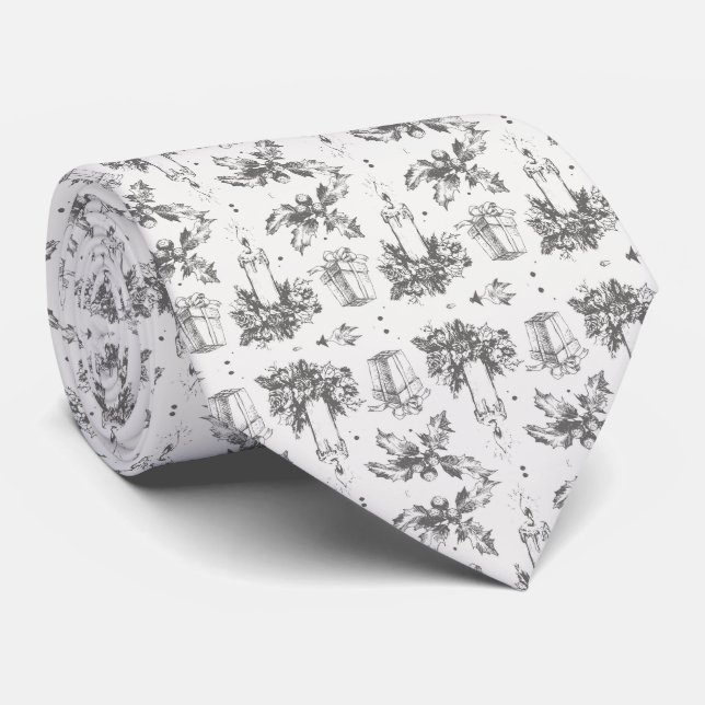Elegant Neck Tie Collection: Custom Graphic Design (Rolled)