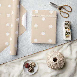 Elegant Neutral Minimalist Wrapping Paper