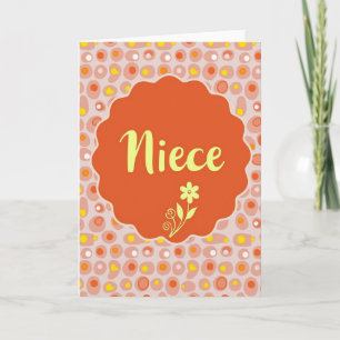 Elegant Niece Mothers Day Card