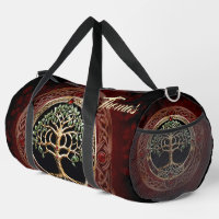 Elegant noble tree of life with celtic knot.