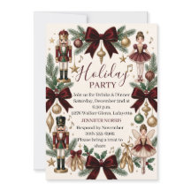 Elegant Nutcracker Christmas Holiday Party
