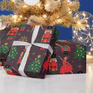 Elegant Nutcracker Christmas Wrapping Paper