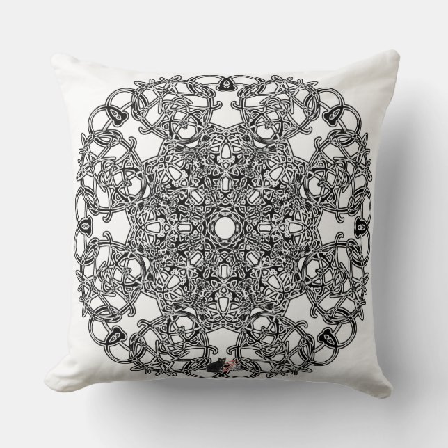 Elegant Octa Glyph Cushion (Front)