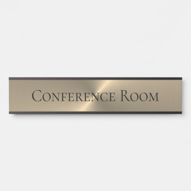 Elegant Office Conference Room Hanging Name Plate (Front)
