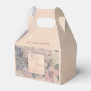 Elegant Old Fashioned Diamond Wedding Favour Box