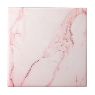 Elegant old pink marble ceramic tile