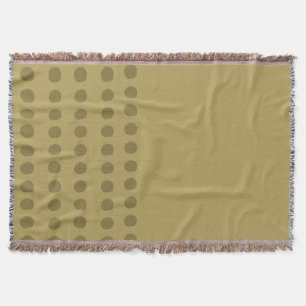Elegant OldGold Throw Blanket