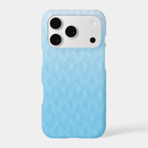 Elegant Ombre Sky Blue Geometric Design