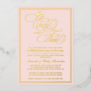 Elegant Once Upon A Time Princess Baby Shower