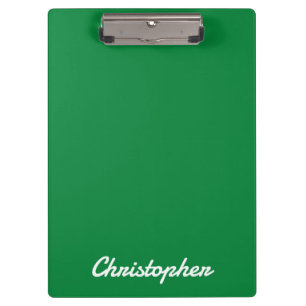 Elegant One Colour Minimalist Design Clipboard