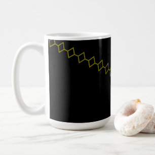 Elegant Onyx Flow Chili Bowl Coffee Mug