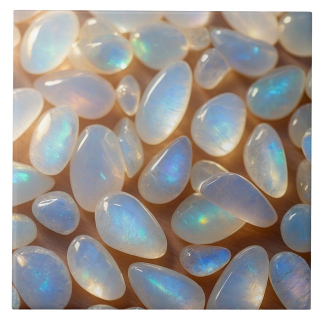 Elegant opal Ceramic Tile (Front)