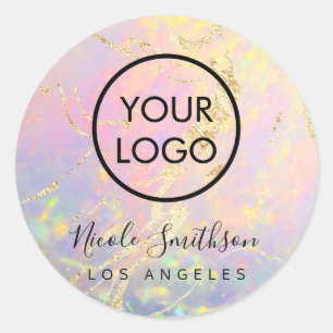 elegant opal Sticker