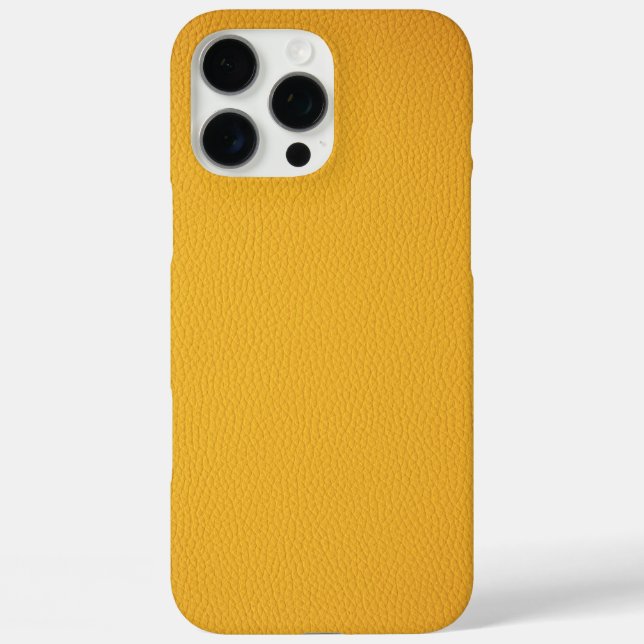  Elegant Orange leather Case-Mate iPhone Case (Back)