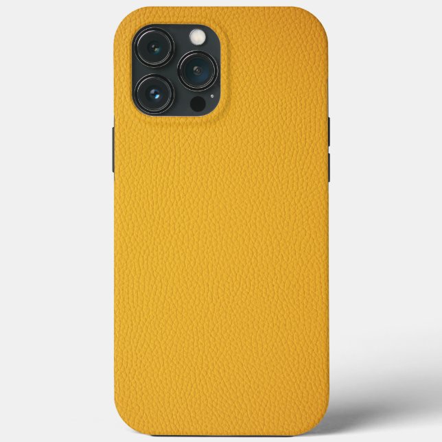  Elegant Orange leather Case-Mate iPhone Case (Back)