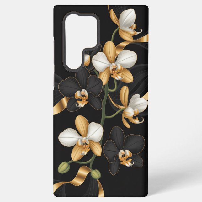 Elegant Orchid Blossom 02 Samsung Galaxy S22 Ultra Case (Back)