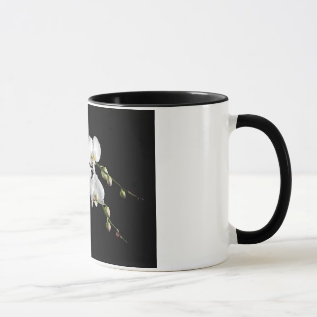 Elegant Orchid Coffee Mug (Right)