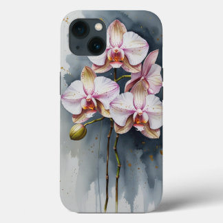 Elegant orchid for a refined floral design iPhone 13 case