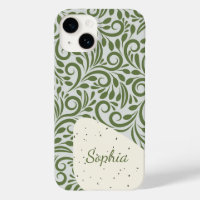 Elegant Organic Green Shape Art for Gifts