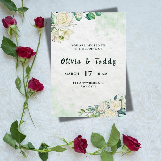 Elegant Organic Modern Wedding Invitation (Creator Uploaded)
