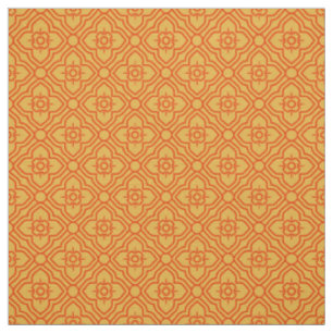 Elegant Oriental Floral Thai Style Asian Pattern Fabric