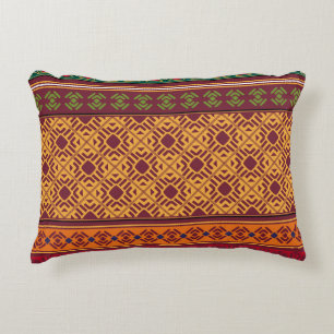 Elegant Ornamental Africa: Indian Ethnic Pattern Decorative Cushion