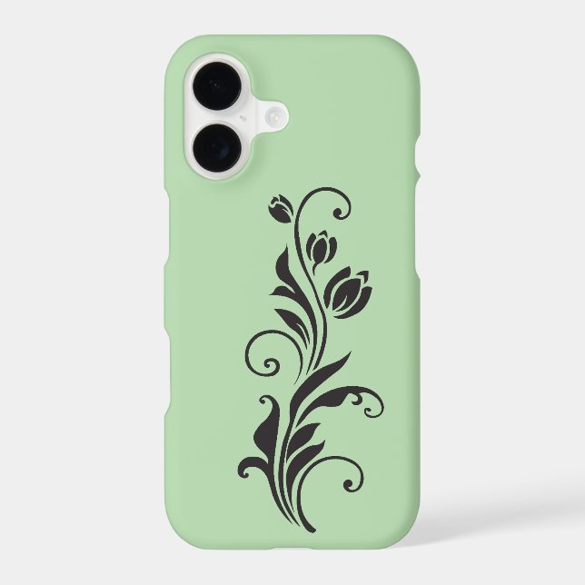 Elegant Ornamental Floral Flower Art (Back)