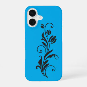 Elegant Ornamental Floral Flower Art iPhone 16 Case