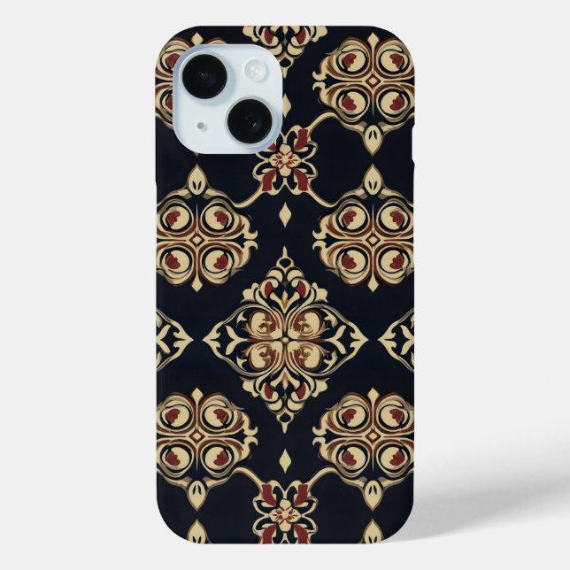 Elegant Ornamental Pattern Case-Mate iPhone Case (Back)