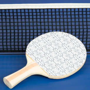 Elegant Ornamental Tote Bag for Women Ping Pong Paddle