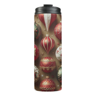 Elegant Ornaments Christmas Tumbler for Families