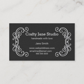 Elegant Ornate Business Card Design Template