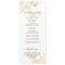 Elegant Ornate Gold Lace on White Wedding