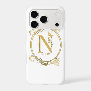 Elegant Ornate Letter N with Noor Name – Personali