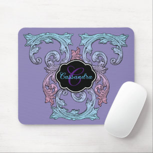 Elegant, Ornate Personalised Vintage Victorian Mouse Pad