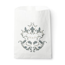 Elegant Ornate Wedding Favor Bag