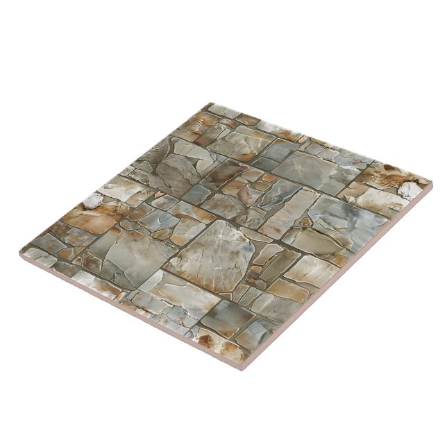 Elegant Outdoor Flagstone Tiles (Side)