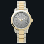 Elegant Oversized Two Tone Men's  Bracelet Watch<br><div class="desc">Any outfit would look fantastic when worn with this modern,  oversized  men's Two Tone  bracelet  watch. It's ideal for both formal events and everyday use due to its longevity and usage of high-quality fabrics.</div>