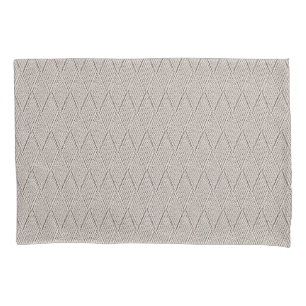 Elegant Pale Cream Faux Diamond Knit Pattern Pillowcase