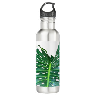 Elegant Palm Leaf tropical jungle rainforest leaf 710 Ml Water Bottle
