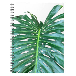 Elegant Palm Leaf tropical jungle rainforest leaf Notebook